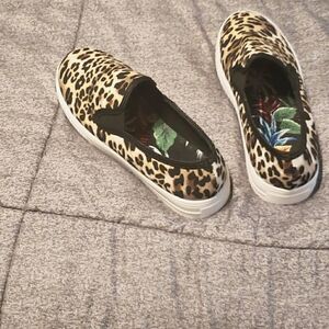 Leopard Slip Ons  